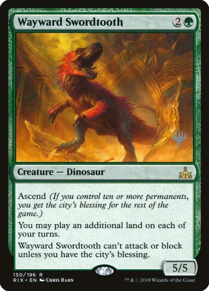 Wayward Swordtooth, Promo Pack: Core Set 2020 150