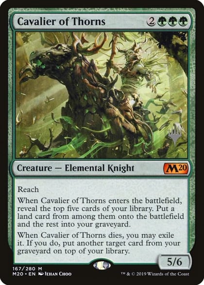Cavalier of Thorns, Promo Pack: Core Set 2020 167