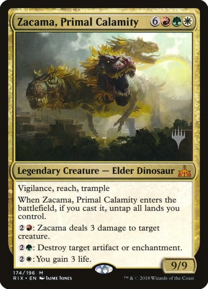 Zacama, Primal Calamity, Promo Pack: Core Set 2020 174