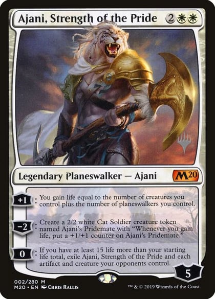 Ajani, Strength of the Pride, Promo Pack: Core Set 2020 2