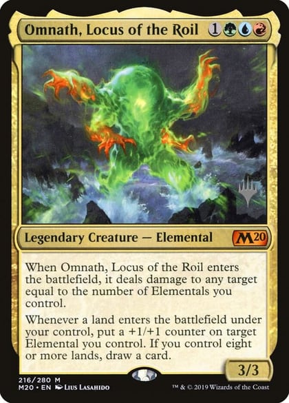 Omnath, Locus of the Roil, Promo Pack: Core Set 2020 216