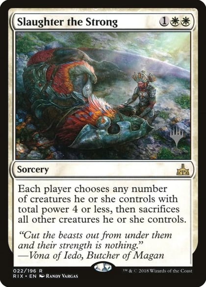Slaughter the Strong, Promo Pack: Core Set 2020 22