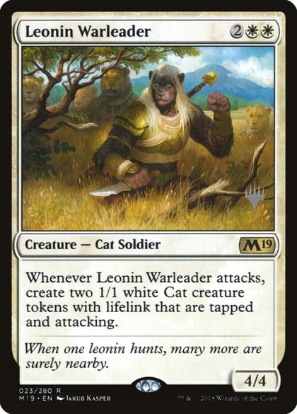 Leonin Warleader, Promo Pack: Core Set 2020 23