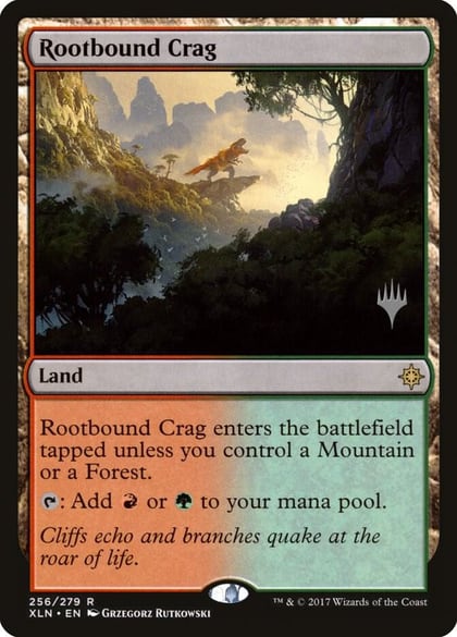 Rootbound Crag, Promo Pack: Core Set 2020 256