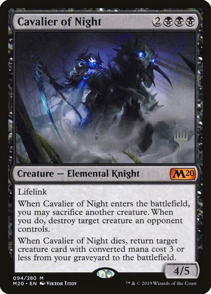 Cavalier of Night, Promo Pack: Core Set 2020 94