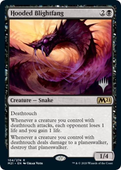 Hooded Blightfang, Promo Pack: Core Set 2021 104