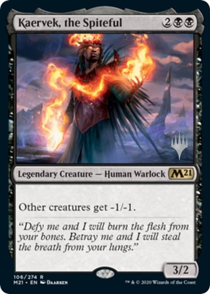 Kaervek, the Spiteful, Promo Pack: Core Set 2021 106