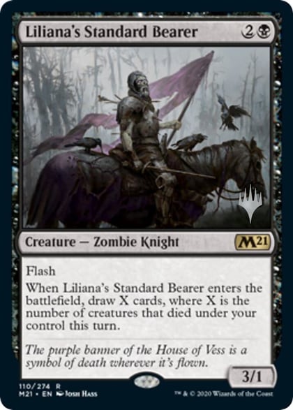 Liliana's Standard Bearer, Promo Pack: Core Set 2021 110
