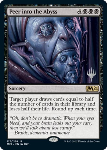 Peer into the Abyss, Promo Pack: Core Set 2021 117