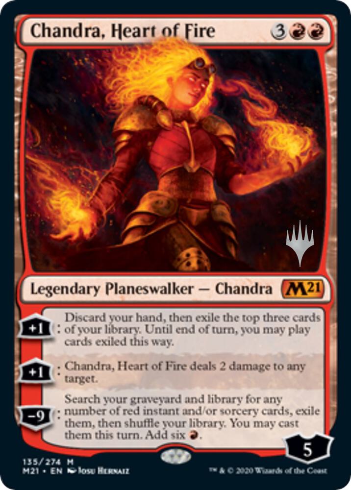 Chandra, Heart of Fire, Promo Pack: Core Set 2021 135