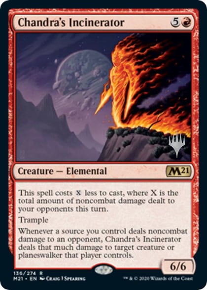 Chandra's Incinerator, Promo Pack: Core Set 2021 136
