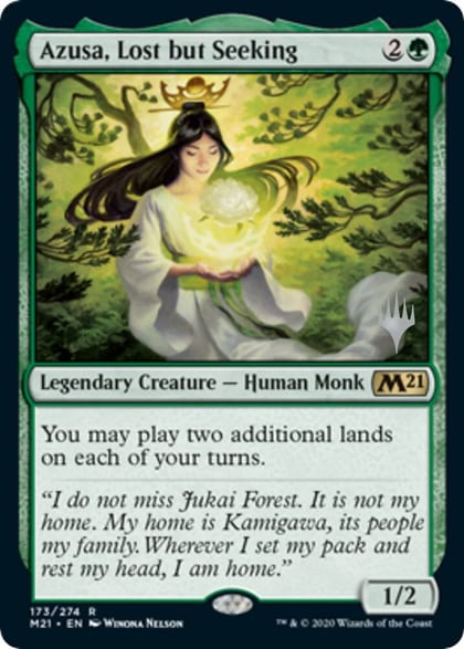 Azusa, Lost but Seeking, Promo Pack: Core Set 2021 173