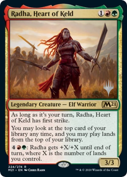 Radha, Heart of Keld, Promo Pack: Core Set 2021 224