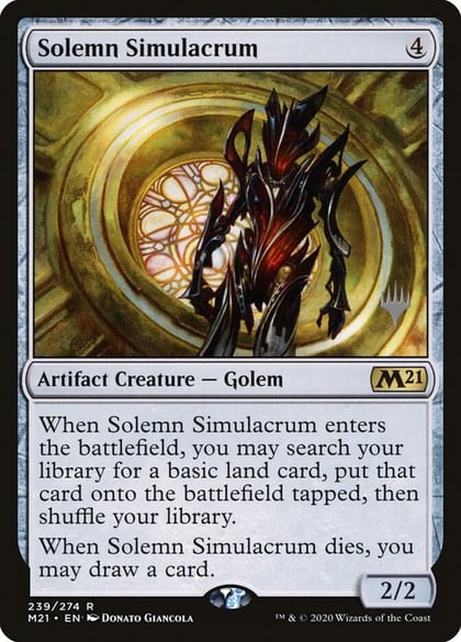 Solemn Simulacrum, Promo Pack: Core Set 2021 239