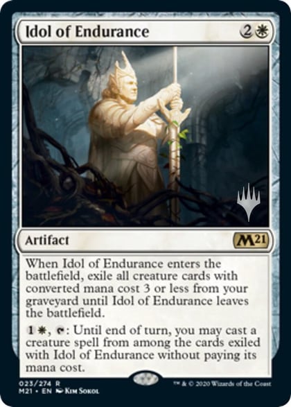 Idol of Endurance, Promo Pack: Core Set 2021 23
