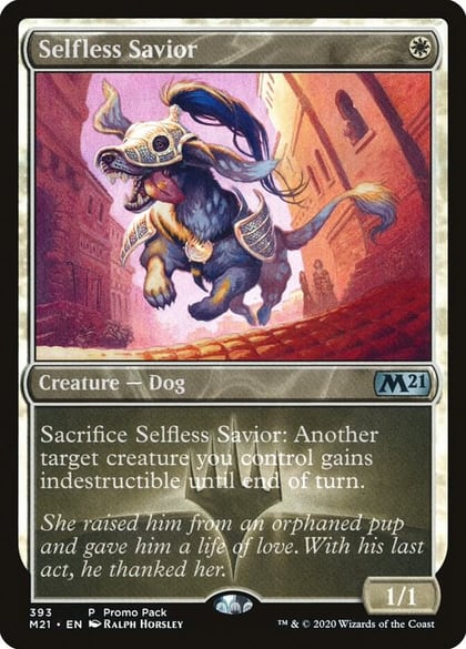 Selfless Savior, Promo Pack: Core Set 2021 393
