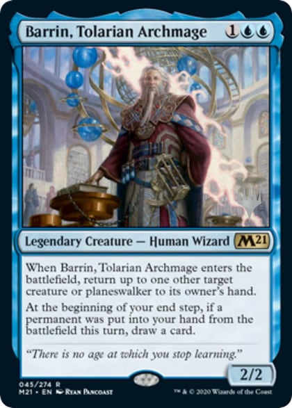 Barrin, Tolarian Archmage, Promo Pack: Core Set 2021 45