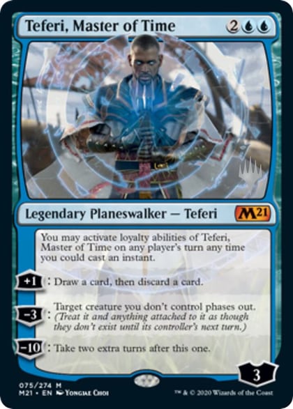 Teferi, Master of Time, Promo Pack: Core Set 2021 75