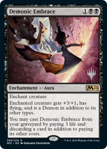 Demonic Embrace, Promo Pack: Core Set 2021 95