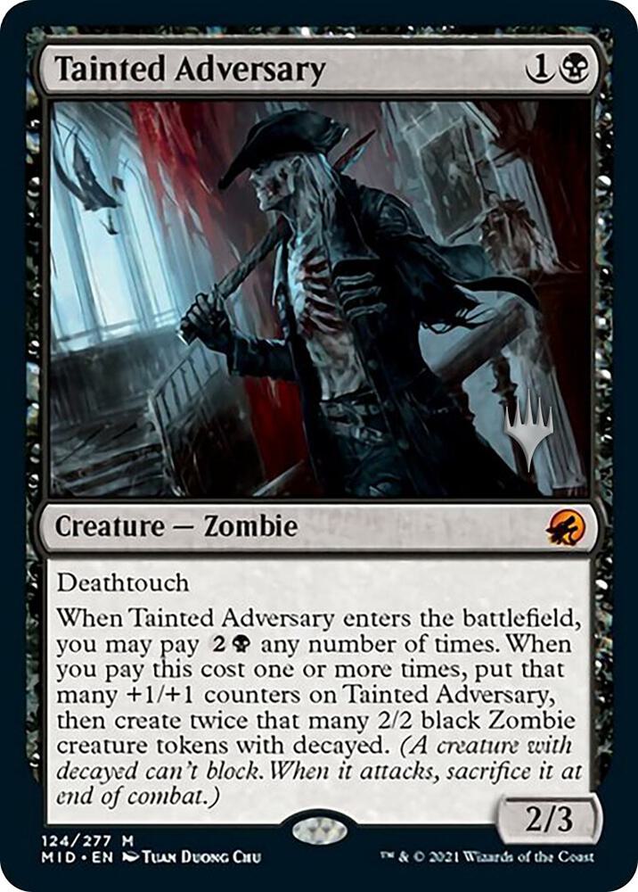 Tainted Adversary, Promo Pack: Innistrad: Midnight Hunt 124