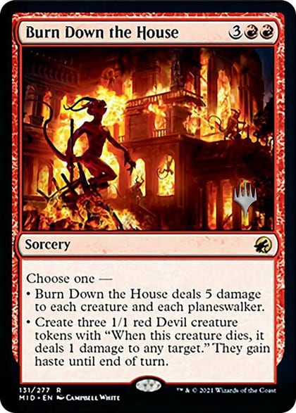 Burn Down the House, Promo Pack: Innistrad: Midnight Hunt 131