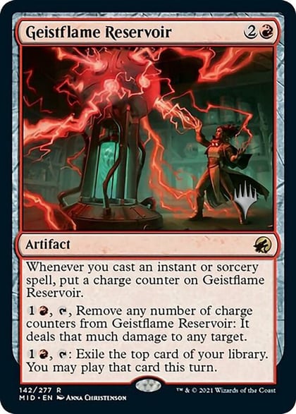 Geistflame Reservoir, Promo Pack: Innistrad: Midnight Hunt 142