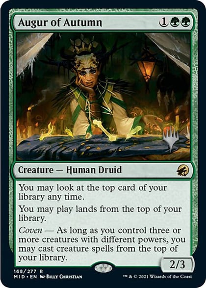 Augur of Autumn, Promo Pack: Innistrad: Midnight Hunt 168