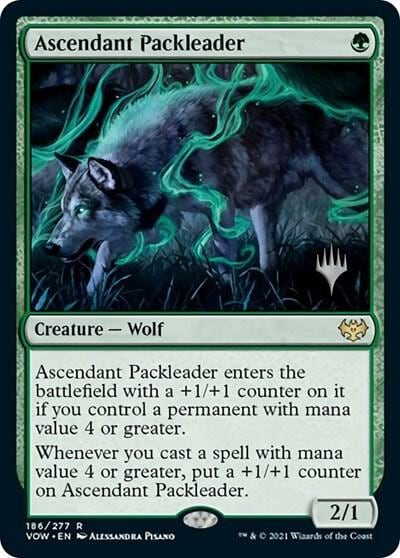 Ascendant Packleader, Promo Pack: Innistrad: Midnight Hunt 186