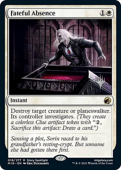 Fateful Absence, Promo Pack: Innistrad: Midnight Hunt 18