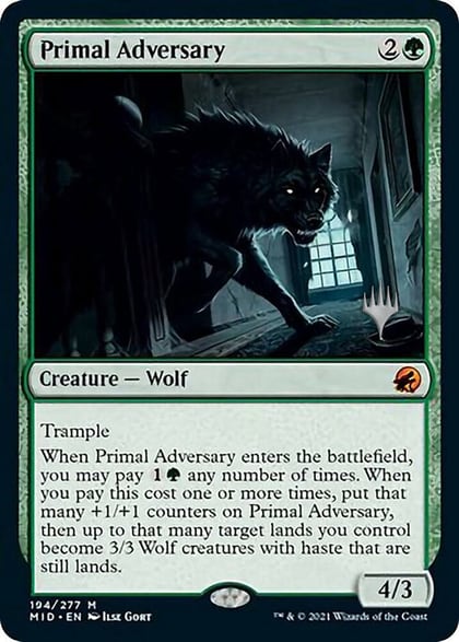 Primal Adversary, Promo Pack: Innistrad: Midnight Hunt 194