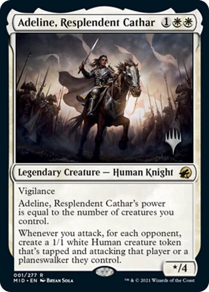 Adeline, Resplendent Cathar, Promo Pack: Innistrad: Midnight Hunt 1