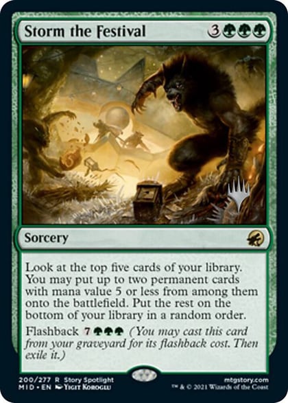 Storm the Festival, Promo Pack: Innistrad: Midnight Hunt 200