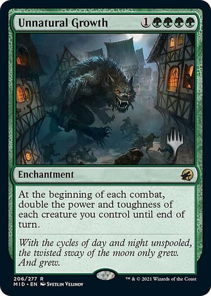 Unnatural Growth, Promo Pack: Innistrad: Midnight Hunt 206