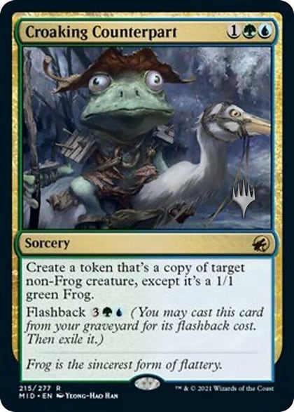 Croaking Counterpart, Promo Pack: Innistrad: Midnight Hunt 215