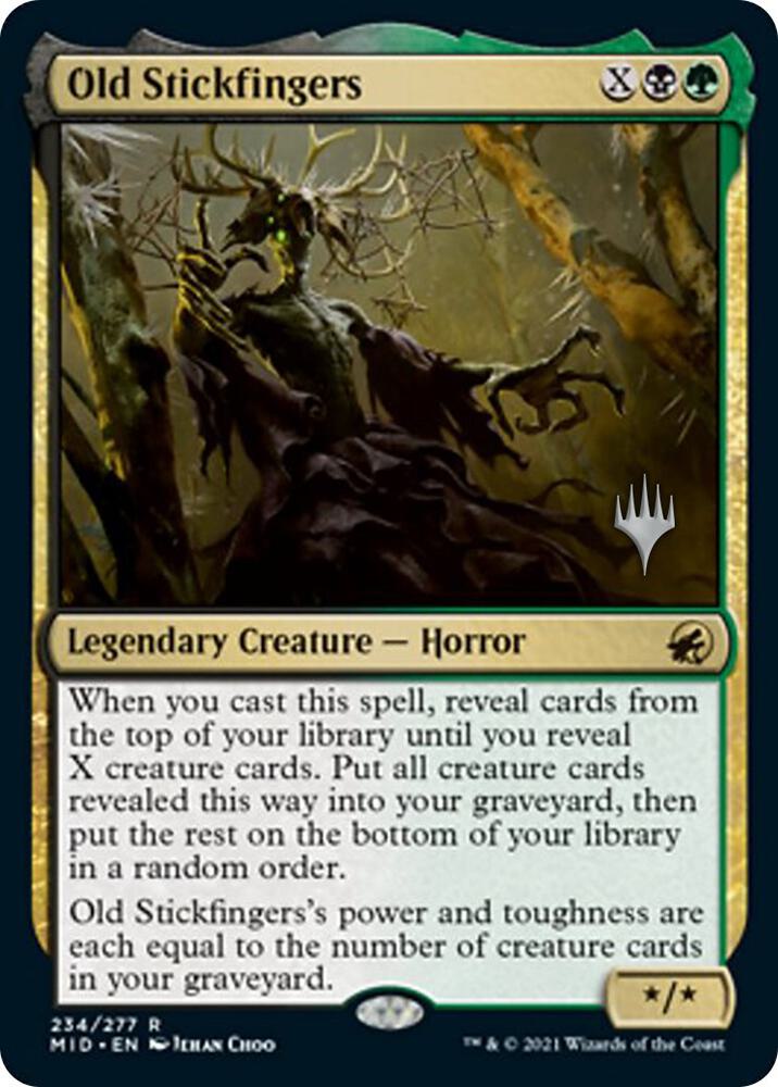 Old Stickfingers, Promo Pack: Innistrad: Midnight Hunt 234