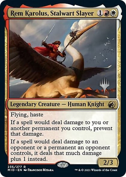 Rem Karolus, Stalwart Slayer, Promo Pack: Innistrad: Midnight Hunt 235