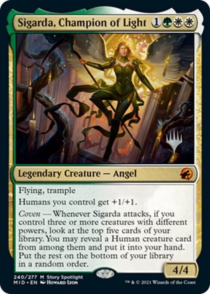 Sigarda, Champion of Light, Promo Pack: Innistrad: Midnight Hunt 240