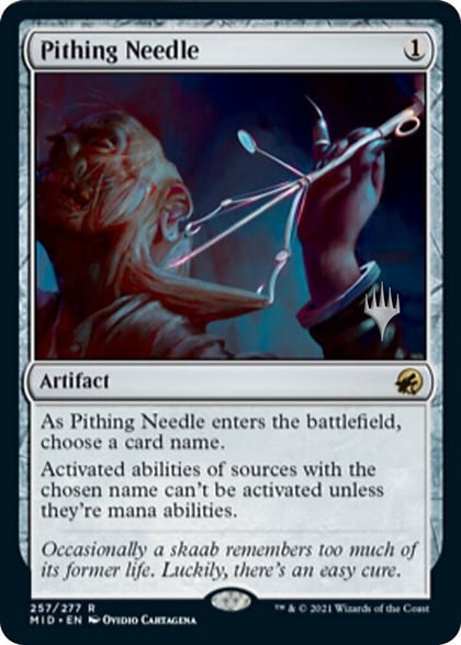 Pithing Needle, Promo Pack: Innistrad: Midnight Hunt 257