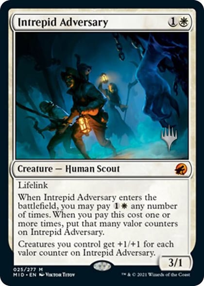 Intrepid Adversary, Promo Pack: Innistrad: Midnight Hunt 25