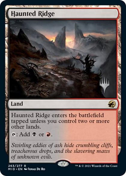 Haunted Ridge, Promo Pack: Innistrad: Midnight Hunt 263