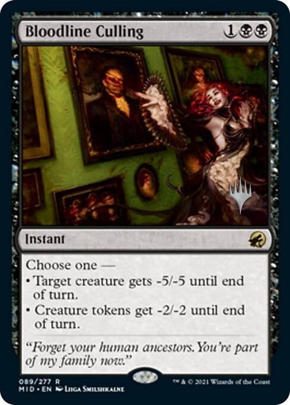 Bloodline Culling, Promo Pack: Innistrad: Midnight Hunt 89