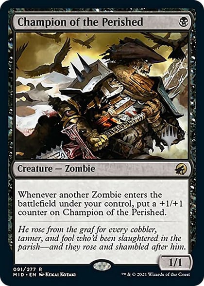 Champion of the Perished, Promo Pack: Innistrad: Midnight Hunt 91