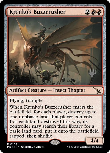 Krenko's Buzzcrusher, Promo Pack: Murders at Karlov Manor 136