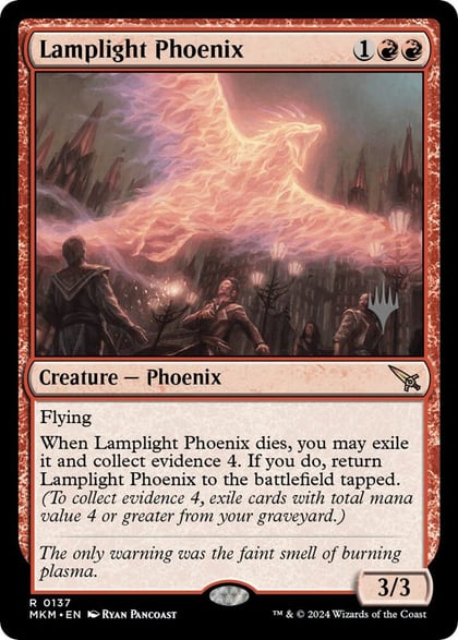 Lamplight Phoenix, Promo Pack: Murders at Karlov Manor 137