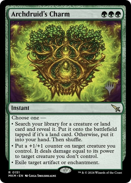 Archdruid's Charm, Promo Pack: Murders at Karlov Manor 151