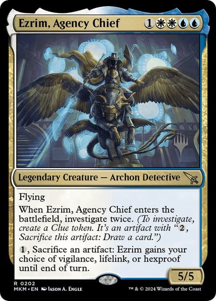 Ezrim, Agency Chief, Promo Pack: Murders at Karlov Manor 202