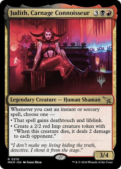 Judith, Carnage Connoisseur, Promo Pack: Murders at Karlov Manor 210