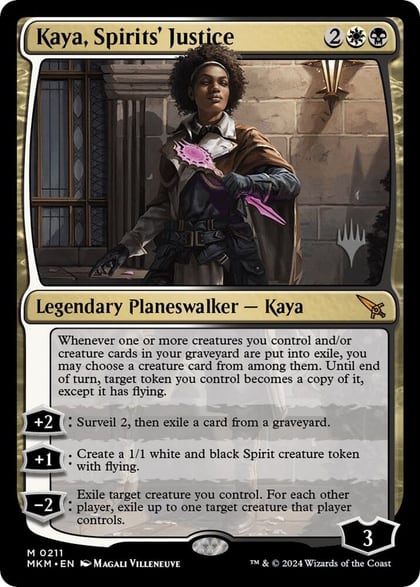 Kaya, Spirits' Justice, Promo Pack: Murders at Karlov Manor 211