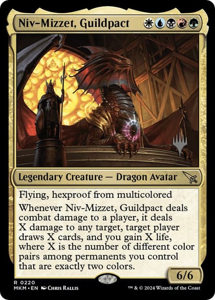 Niv-Mizzet, Guildpact, Promo Pack: Murders at Karlov Manor 220