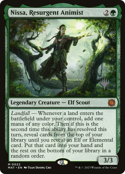 Nissa, Resurgent Animist, Promo Pack: Murders at Karlov Manor 22